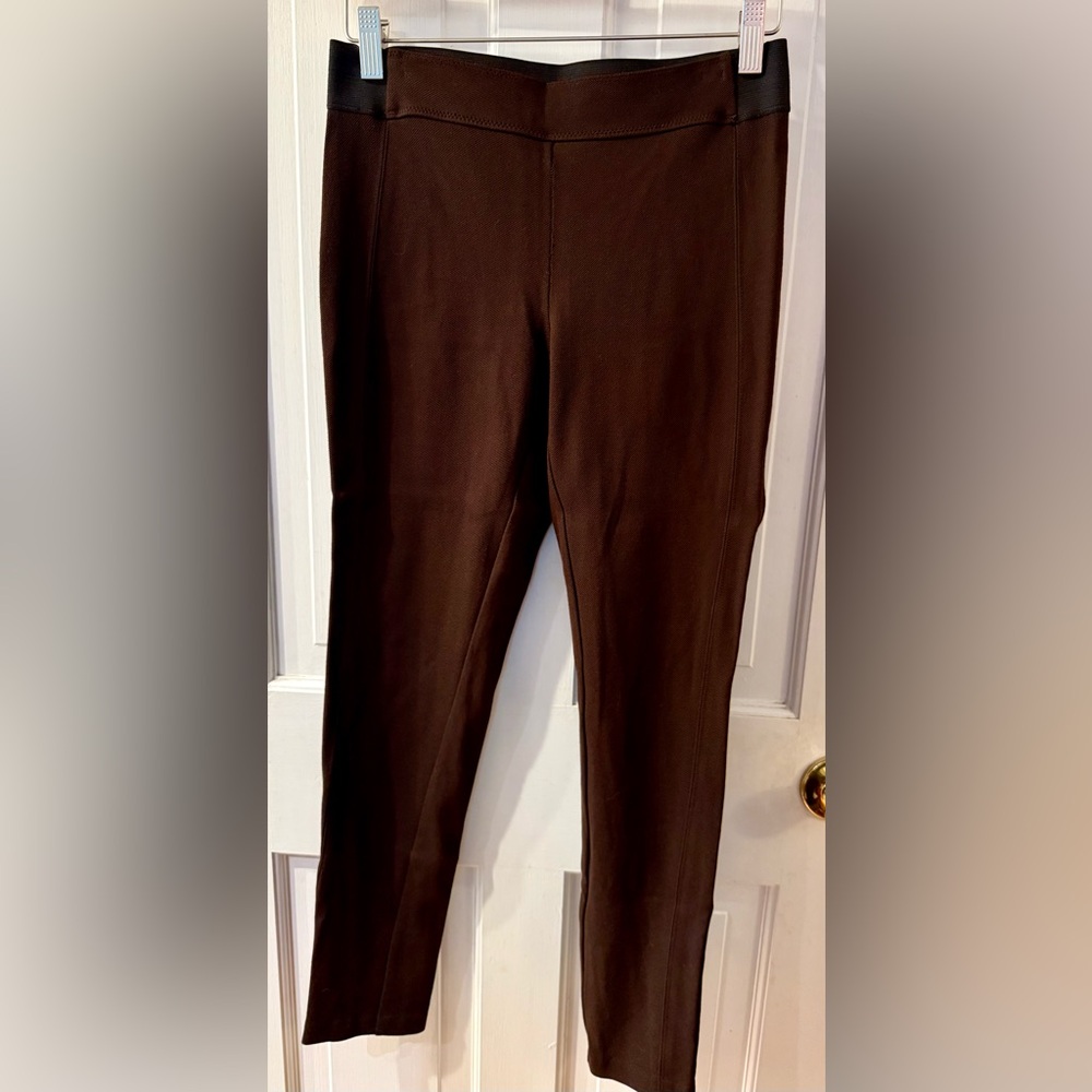 Talbots Dark Brown Pull-On Pants - Size SP, EUC!